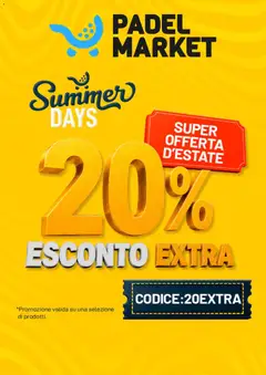 Anteprima dell'opuscolo Padel Market dal negozio Offerte valido da 17/06/2026