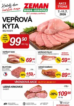 Náhled nabídky: Prodejny Zeman Prodejny Zeman leták platný od 07.07.2026