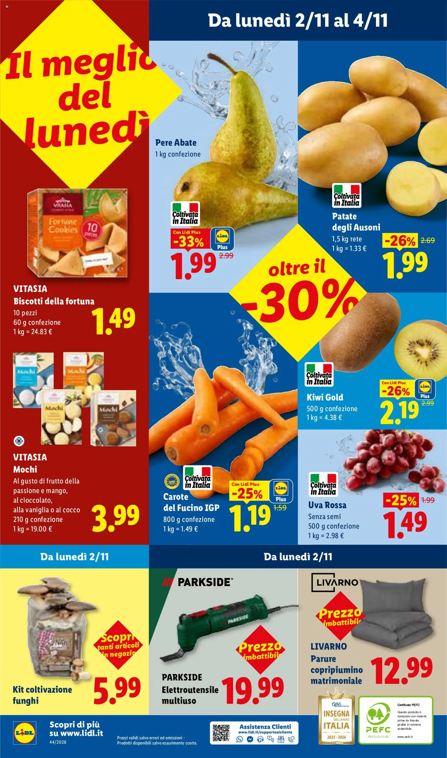 Anteprima dell'opuscolo Lidl volantino dal negozio Lidl valido da 29/10/2026