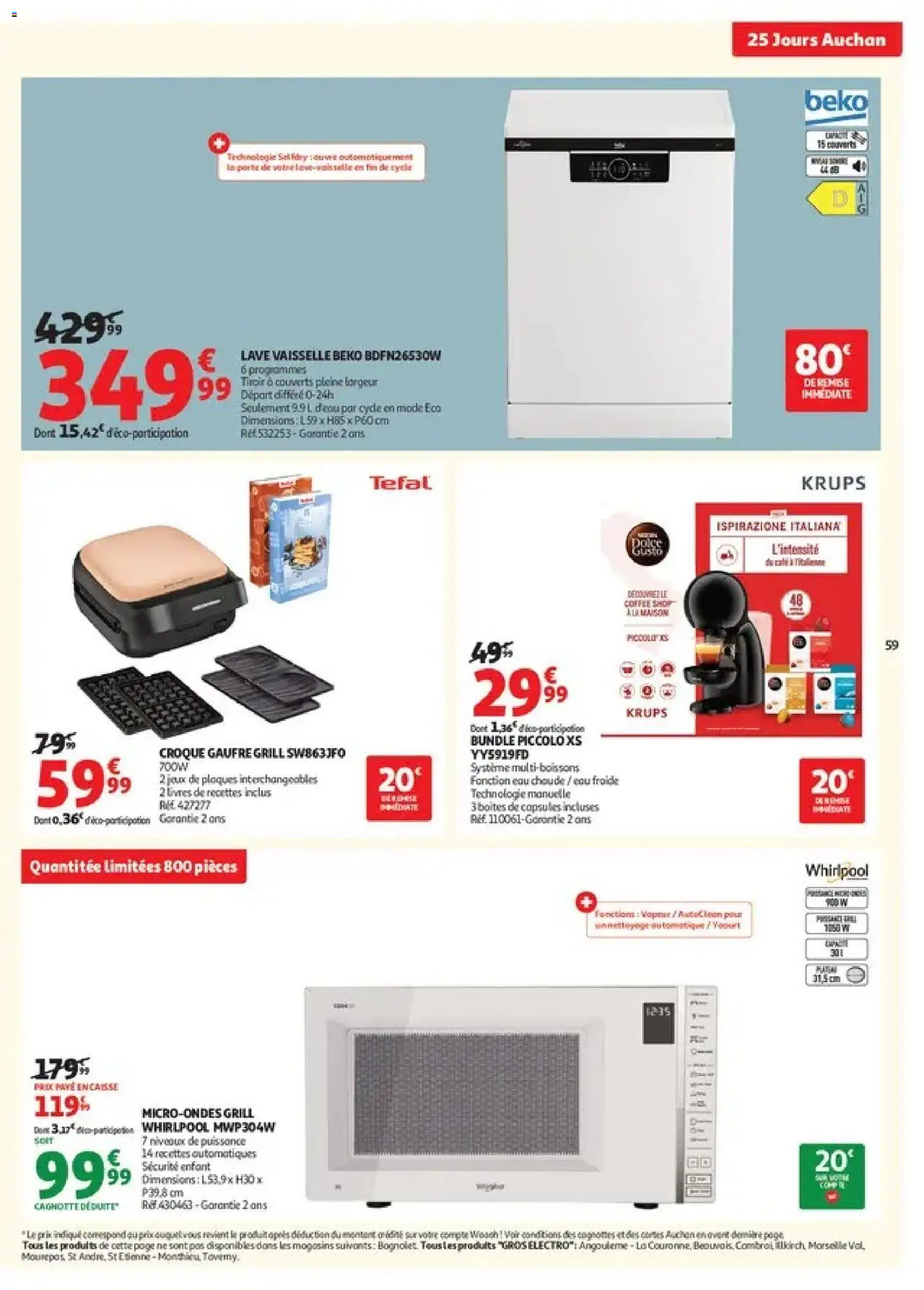 Prévisualisation de Auchan catalogue du magasin Auchan formulaire valide 27/10/2026