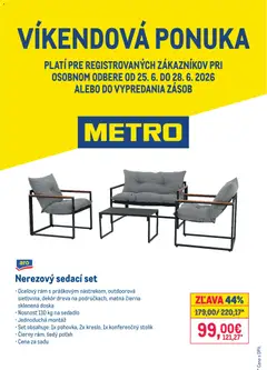 Náhľad Metro letáku platného od 25.06.2026