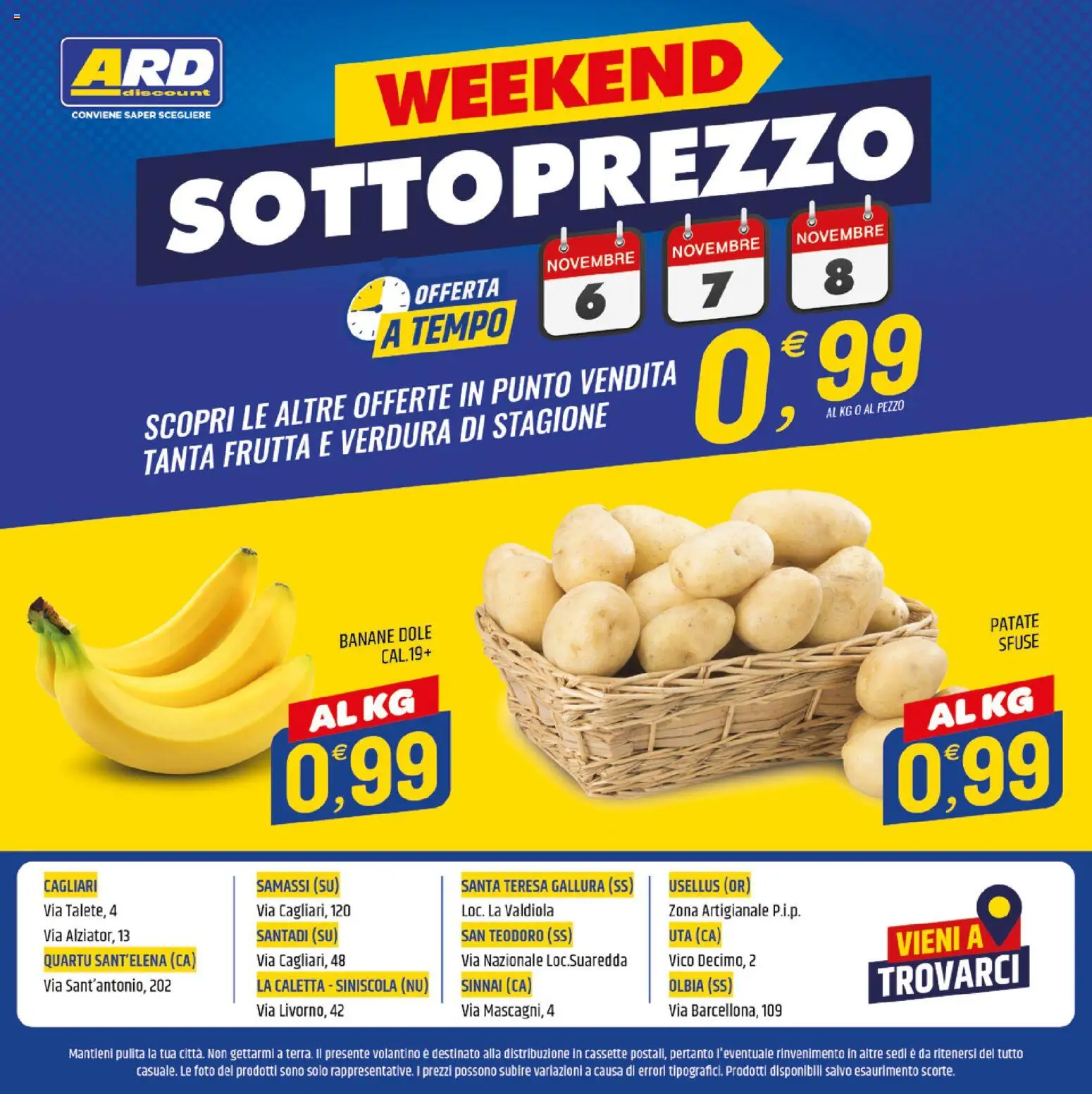 Anteprima dell'opuscolo ARD Discount volantino Sardegna dal negozio ARD Discount valido da 29/10/2026