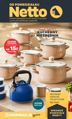 Pogląd gazetki "Netto gazetka od poniedziałku NonFood" ze sklepu Netto ważnej od 07.09.2026