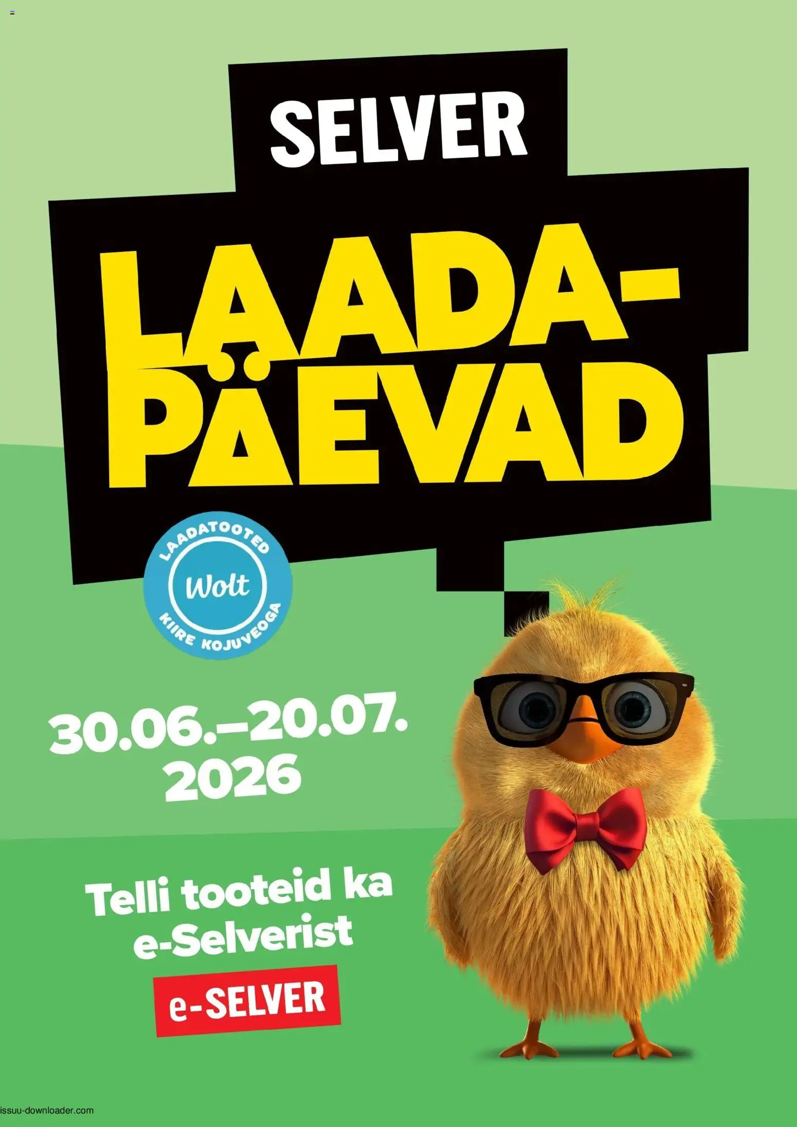 Selver kliendilehe eelvaade alates 30.06.2026