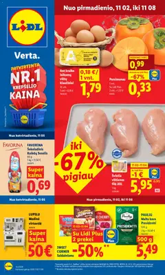 LIDL parduotuvės leidinio LIDL leidinys galiojančio nuo 2026.11.02 peržiūra