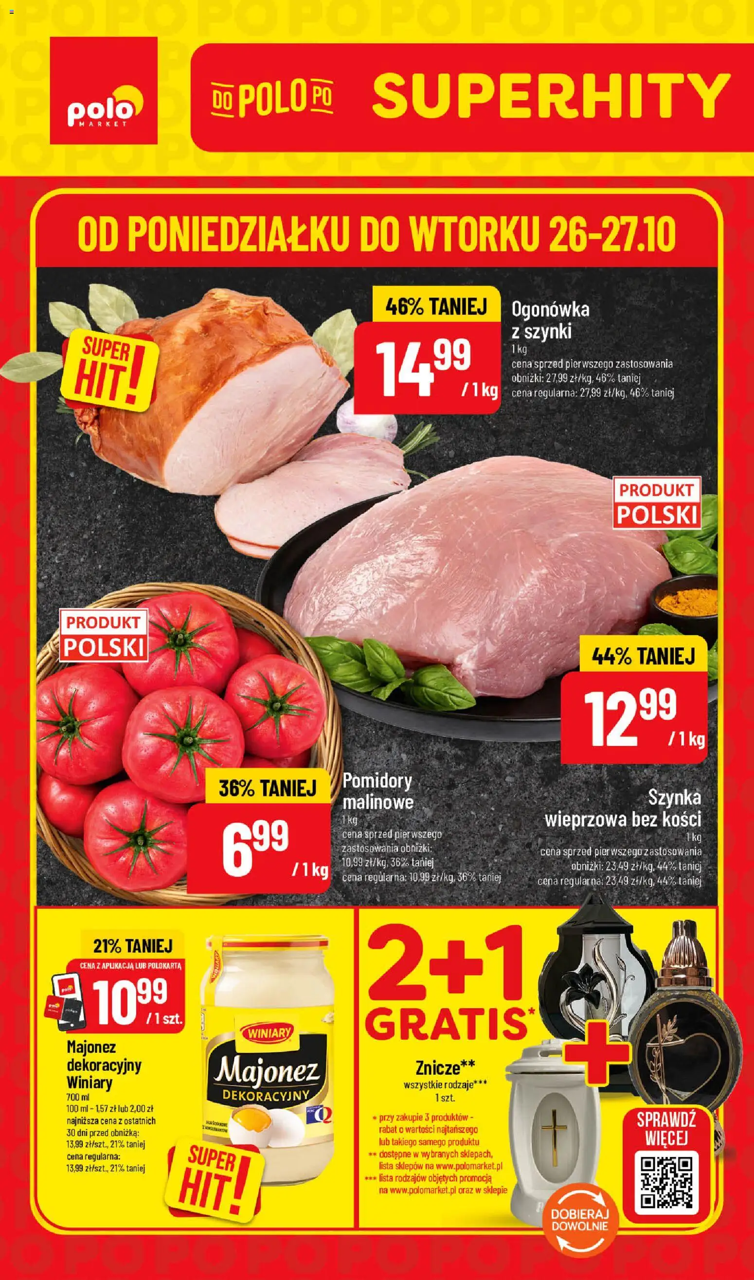 Pogląd gazetki "POLOmarket gazetka - Super Hity" ze sklepu POLOmarket ważnej od 26.10.2026