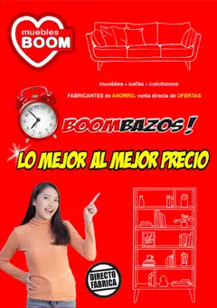 Vista previa del folleto de la tienda Muebles Boom válido desde el 01/08/2026 