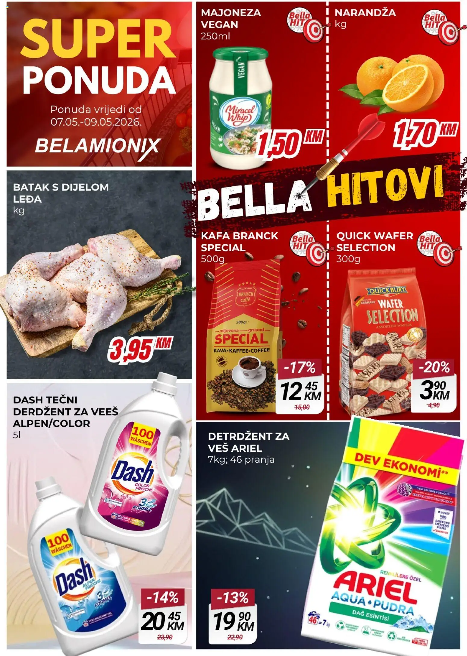 Pregled letka Belamionix super ponuda trgovine Belamionix vrijedi od 07.05.2026