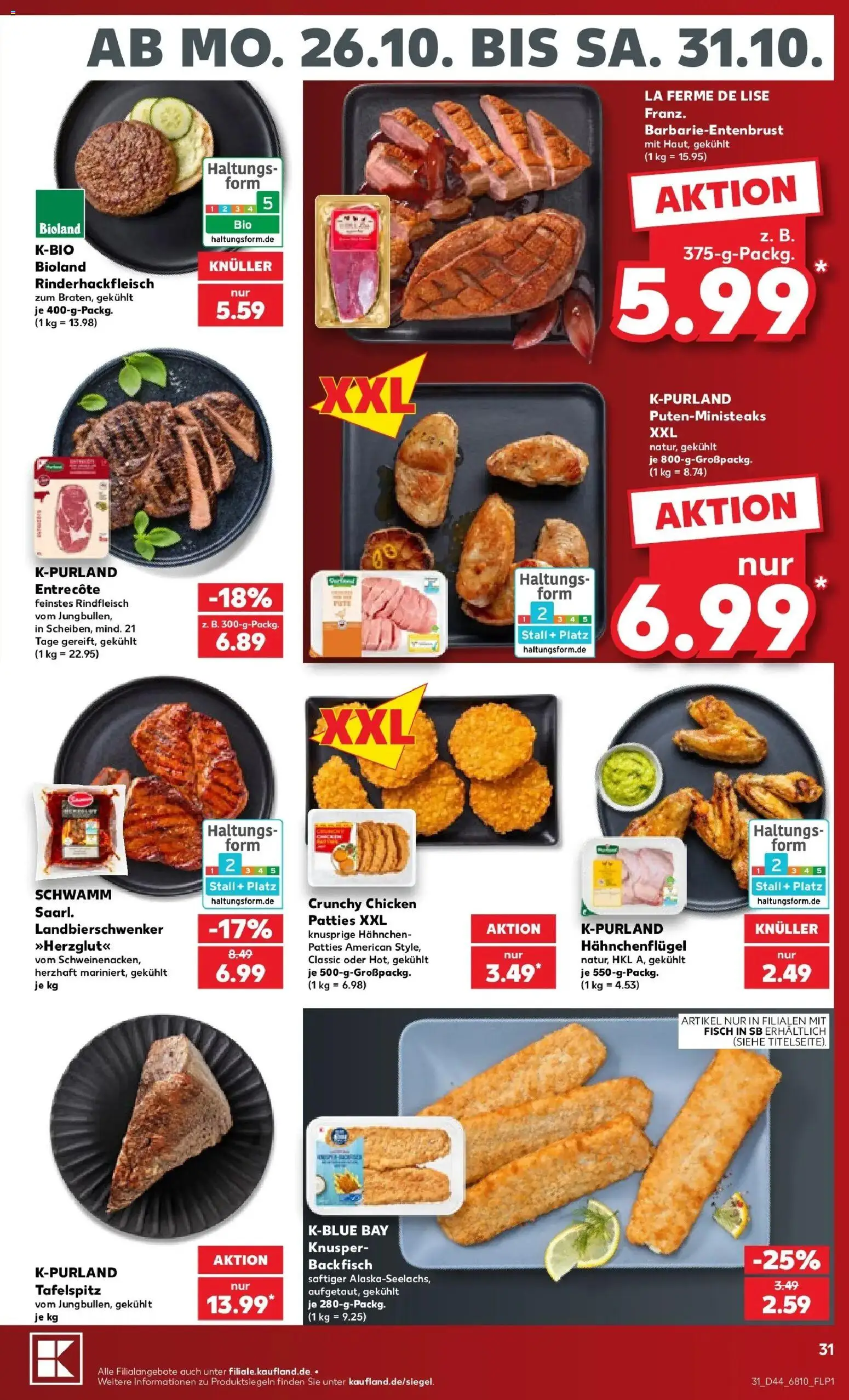 Vorschau von dem Prospekt des Geschäftes Kaufland, gültig ab dem 26.10.2026