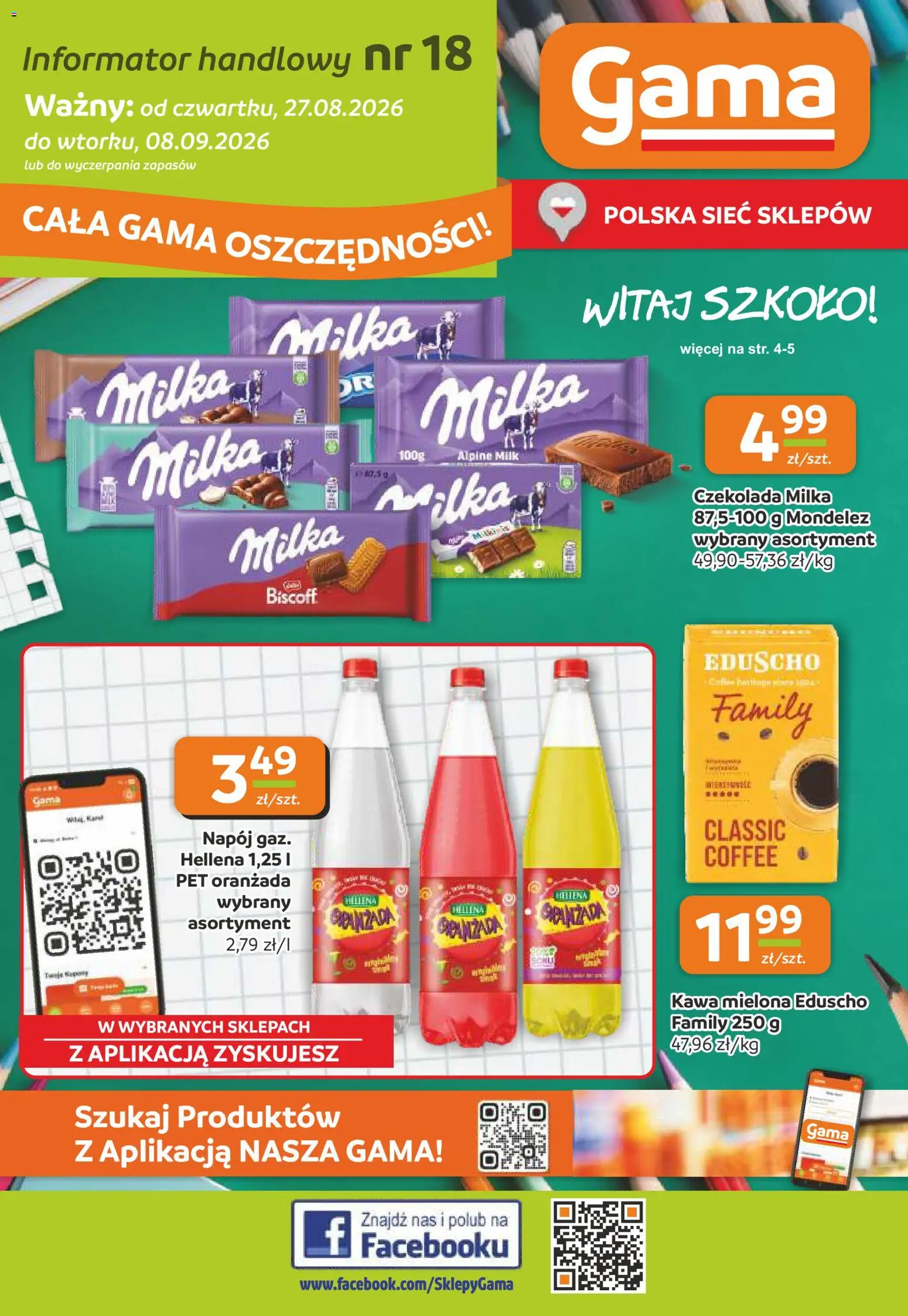Pogląd gazetki "Gama gazetka" ze sklepu Gama ważnej od 27.08.2026