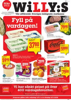 Förhandsgranska reklamblad Willys erbjudanden från butik Willys gäller från 03/08/2026