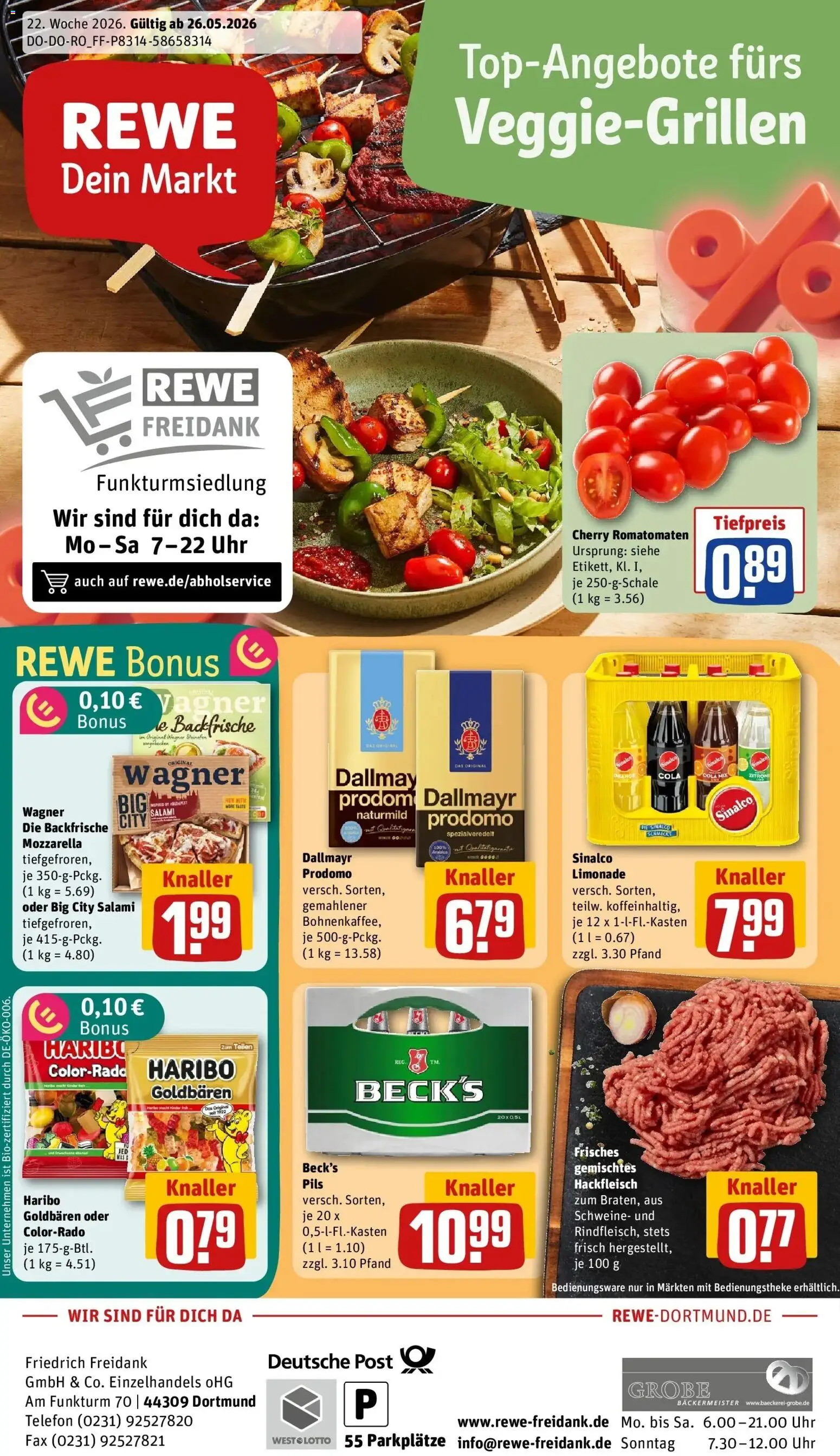 Vorschau von dem Prospekt des Geschäftes Rewe, gültig ab dem 26.05.2026