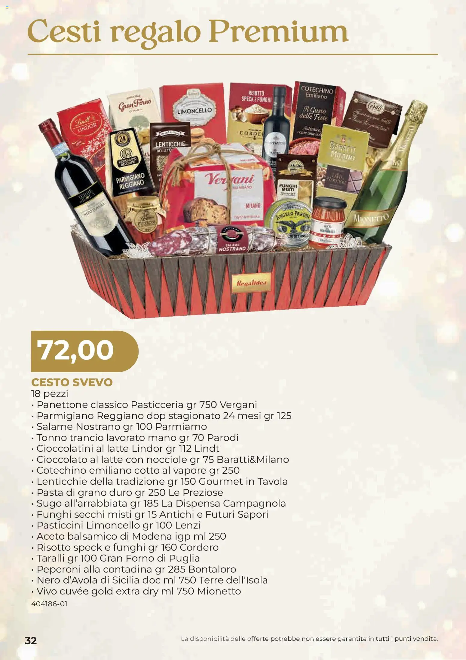 Anteprima dell'opuscolo Sogegross volantino Strenne dal negozio Sogegross valido da 27/10/2026 - Lindt, Limoncello, Cotechino, Salame, Sugo, Cioccolatini, Aceto, Funghi secchi