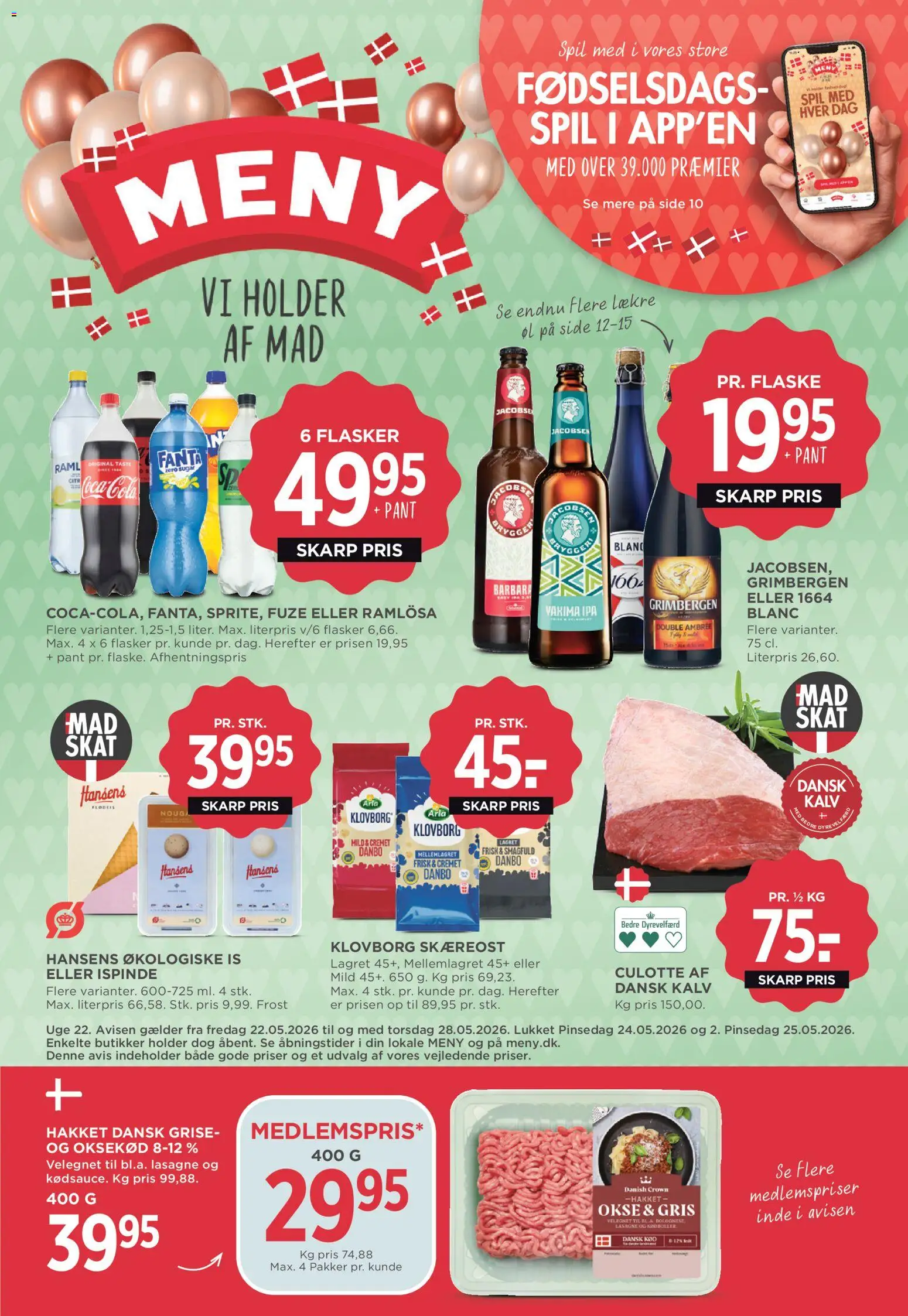 Eksempel på tilbudsavis Meny - Tilbudsavis uge 22 fra butik Meny gyldig fra 22/05/2026
