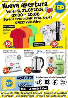 Anteprima dell'opuscolo TEDi volantino Villacidro dal negozio TEDi valido da 18/09/2026