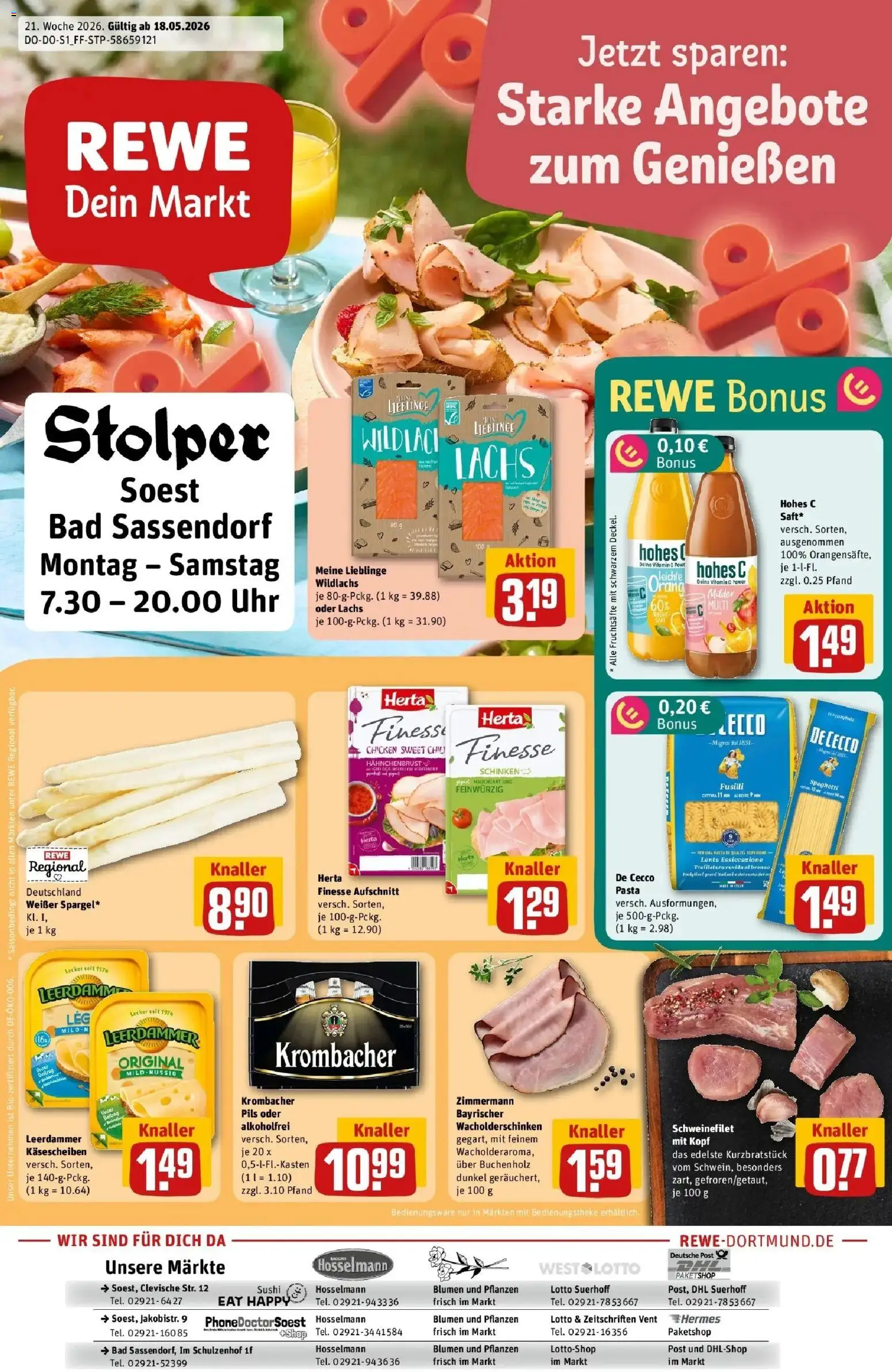 Vorschau von dem Prospekt des Geschäftes Rewe, gültig ab dem 17.05.2026