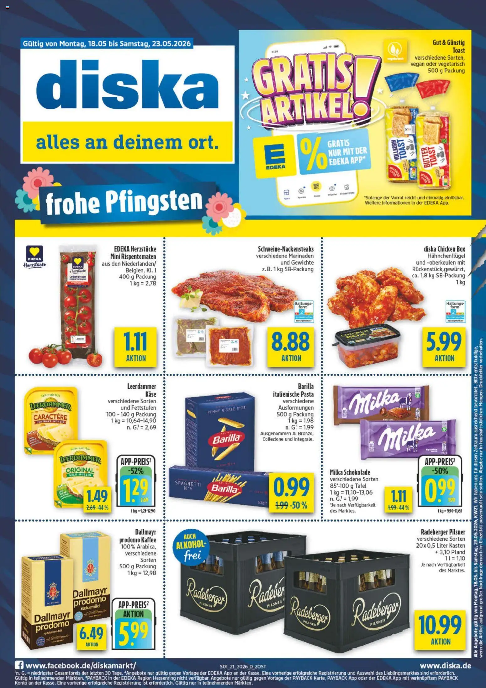 Vorschau von dem Prospekt des Geschäftes Diska, gültig ab dem 18.05.2026