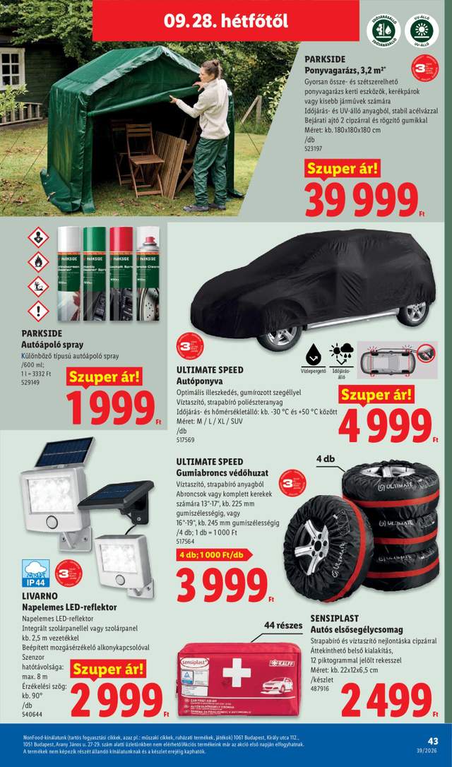Új Lidl akciós újság 09.24.