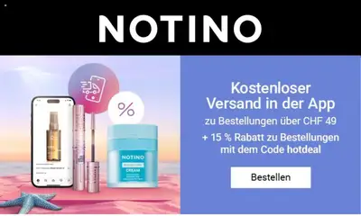 Vorschau des Merkblatts Notino vom Shop Angebote gültig von 20.07.2026 bis 