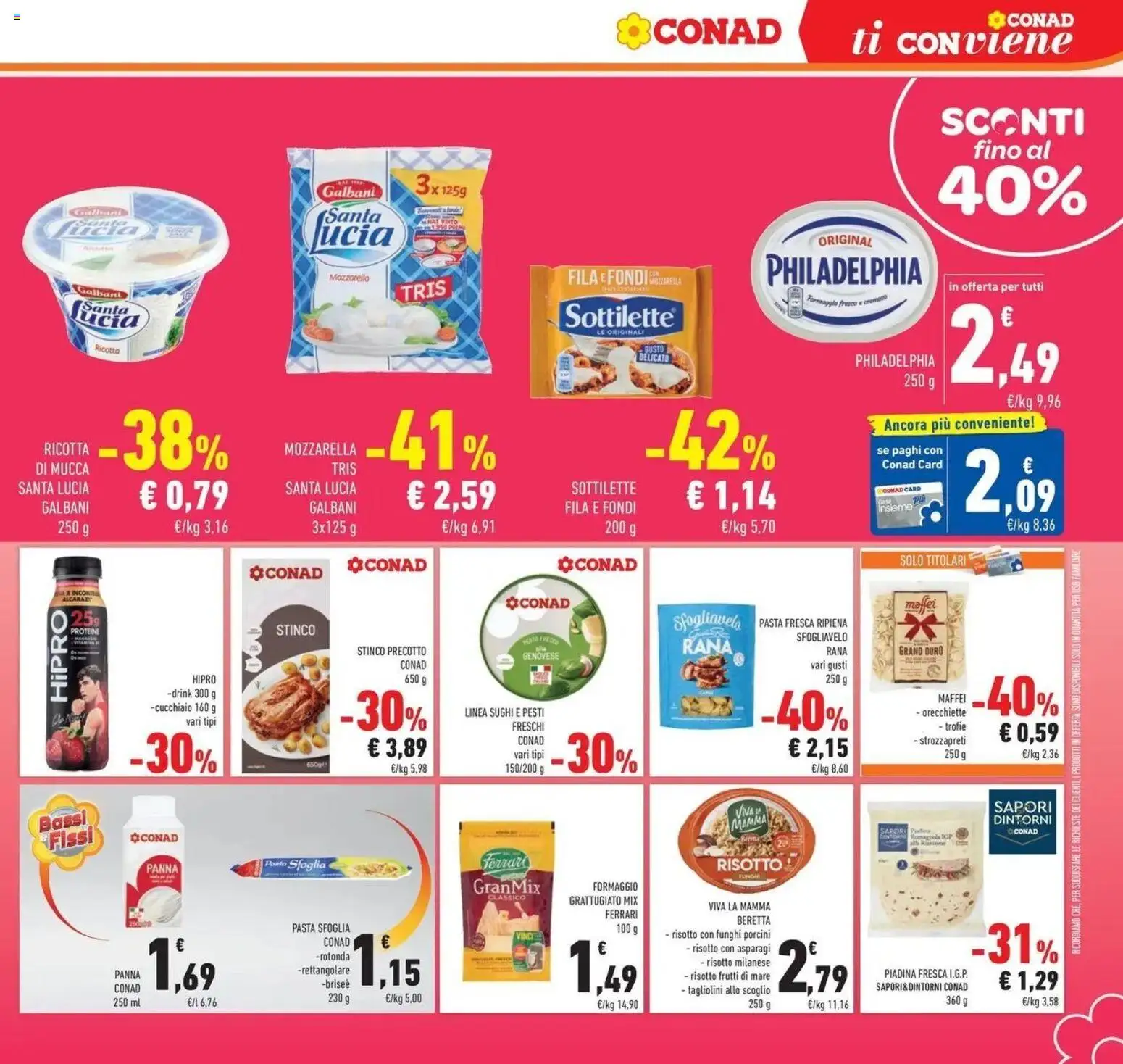 Anteprima dell'opuscolo Conad volantino Rio Saliceto dal negozio Conad valido da 21/10/2026