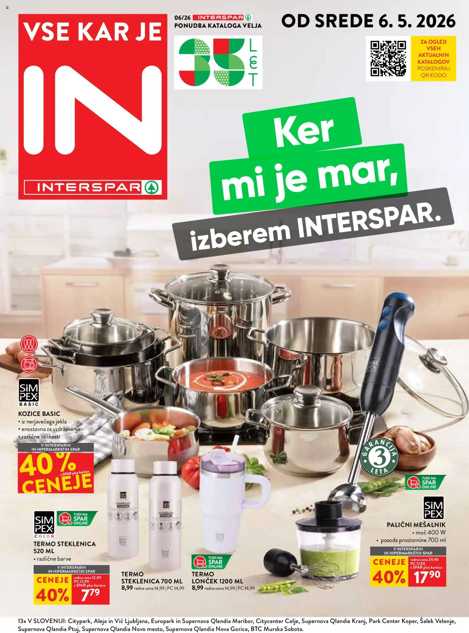 Predogled kataloga iz trgovine Spar veljaven od 06.05.2026