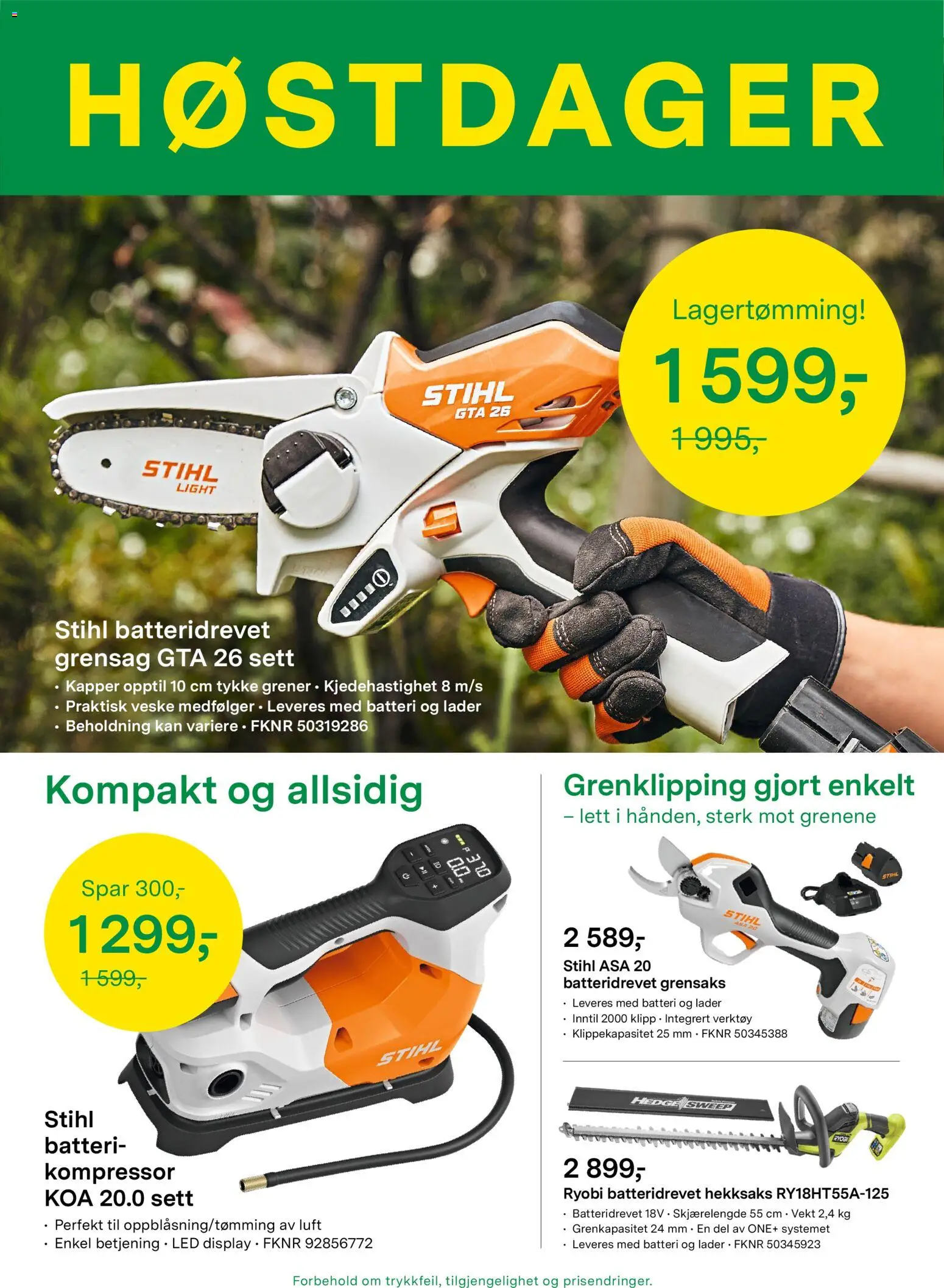 Forhåndsvis Felleskjøpet kundeavis fra butikk Felleskjøpet gyldig fra 14/09/2026