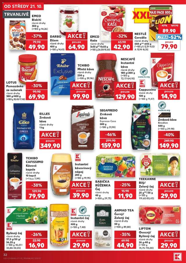 Nový Kaufland leták od 21.10.