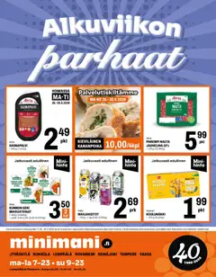 Kaupan Minimani Minimani tarjoukset esikatselu, voimassa 28/09/2026