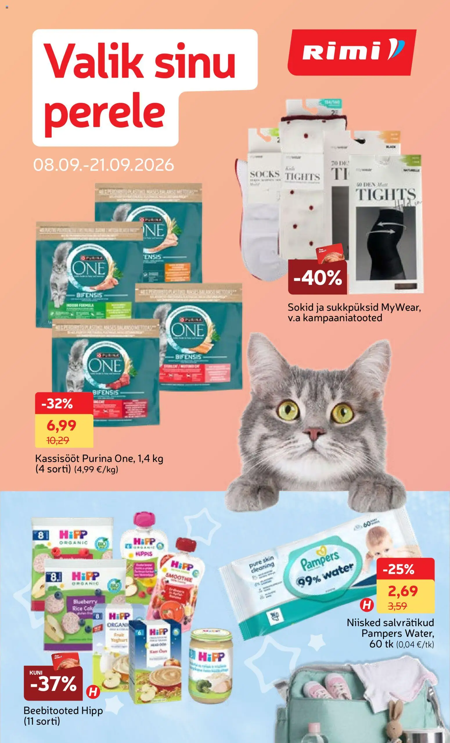 Rimi kliendilehe eelvaade alates 08.09.2026