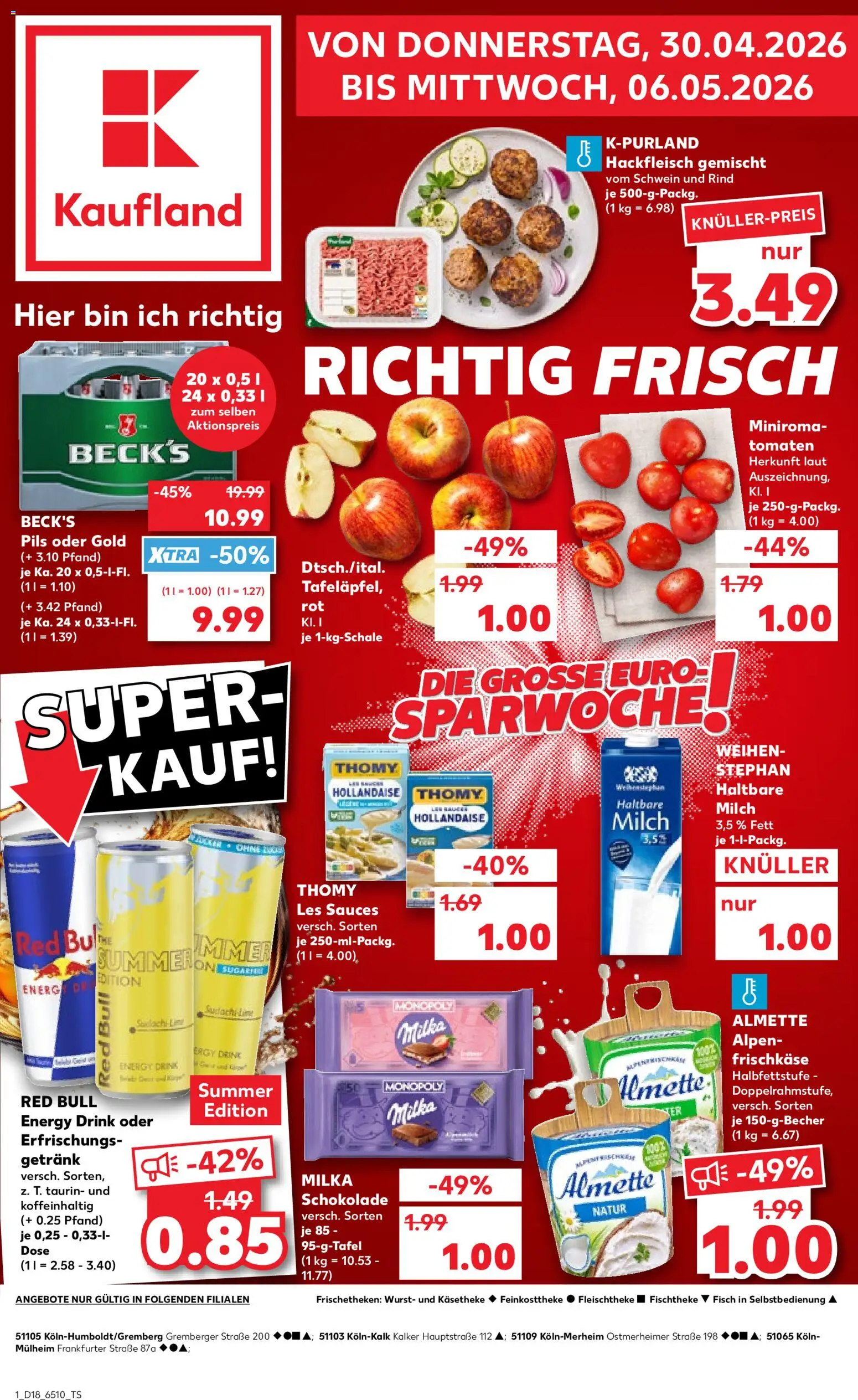Voorbeeld van Kaufland DE - DE Folder Köln van winkel Kaufland DE geldig vanaf 30-04-2026