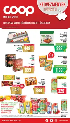 COOP - COOP - Mini & Abc & Szuper / Mecsek megtekintése, amely érvényes 2026.07.16.-től