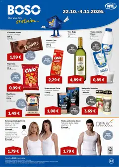 Pregled letka Boso Katalog trgovine Boso vrijedi od 22.10.2026