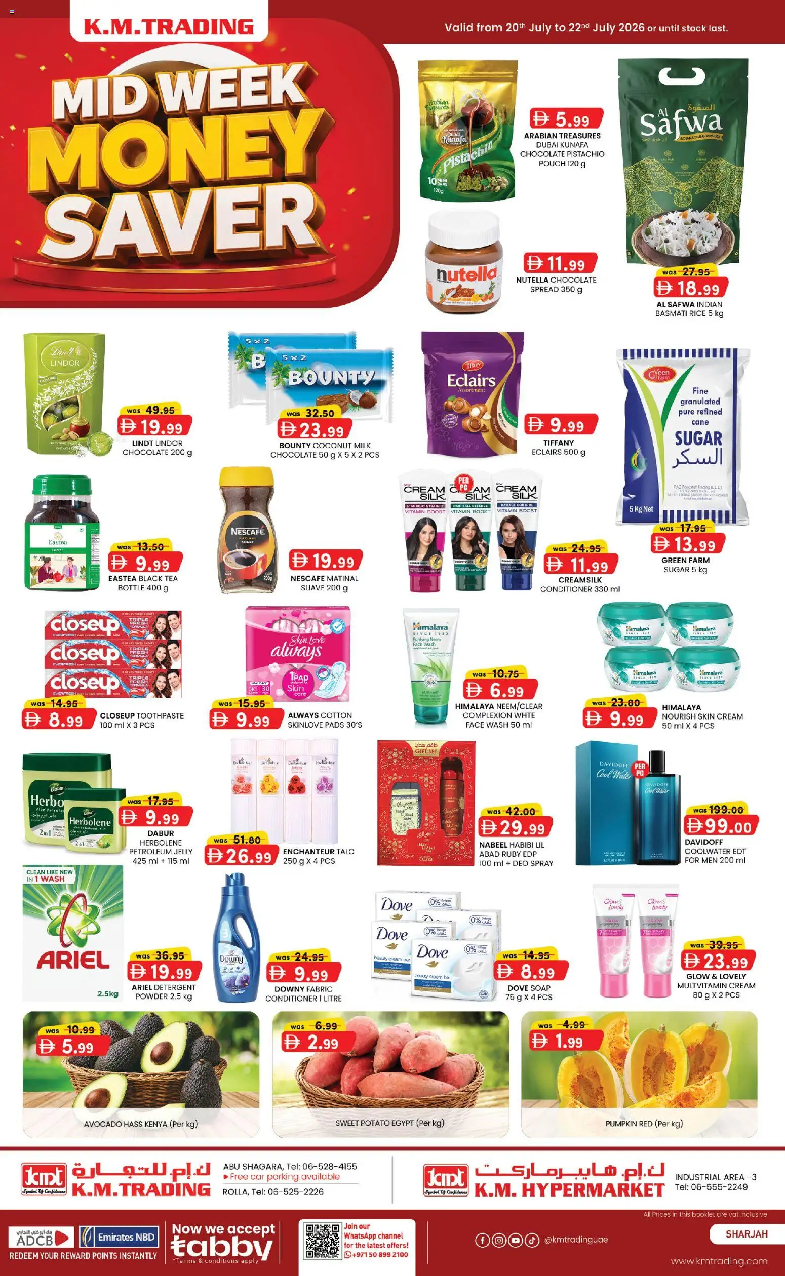 Preview of the catalogue KM Trading catalogue mid week money saver of store KM Trading valid from 20 Jul, 2026