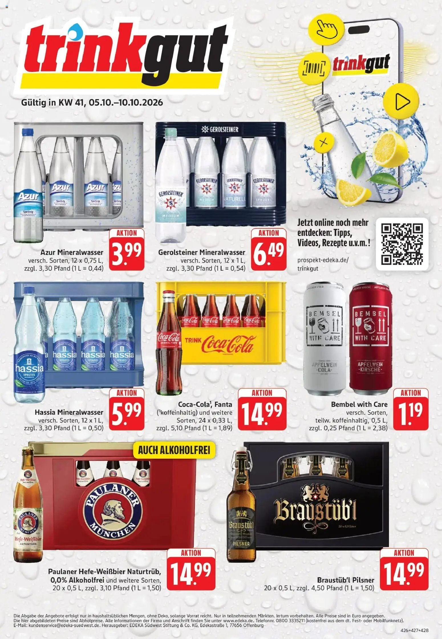 Vorschau von dem Prospekt des Geschäftes Trinkgut, gültig ab dem 05.10.2026