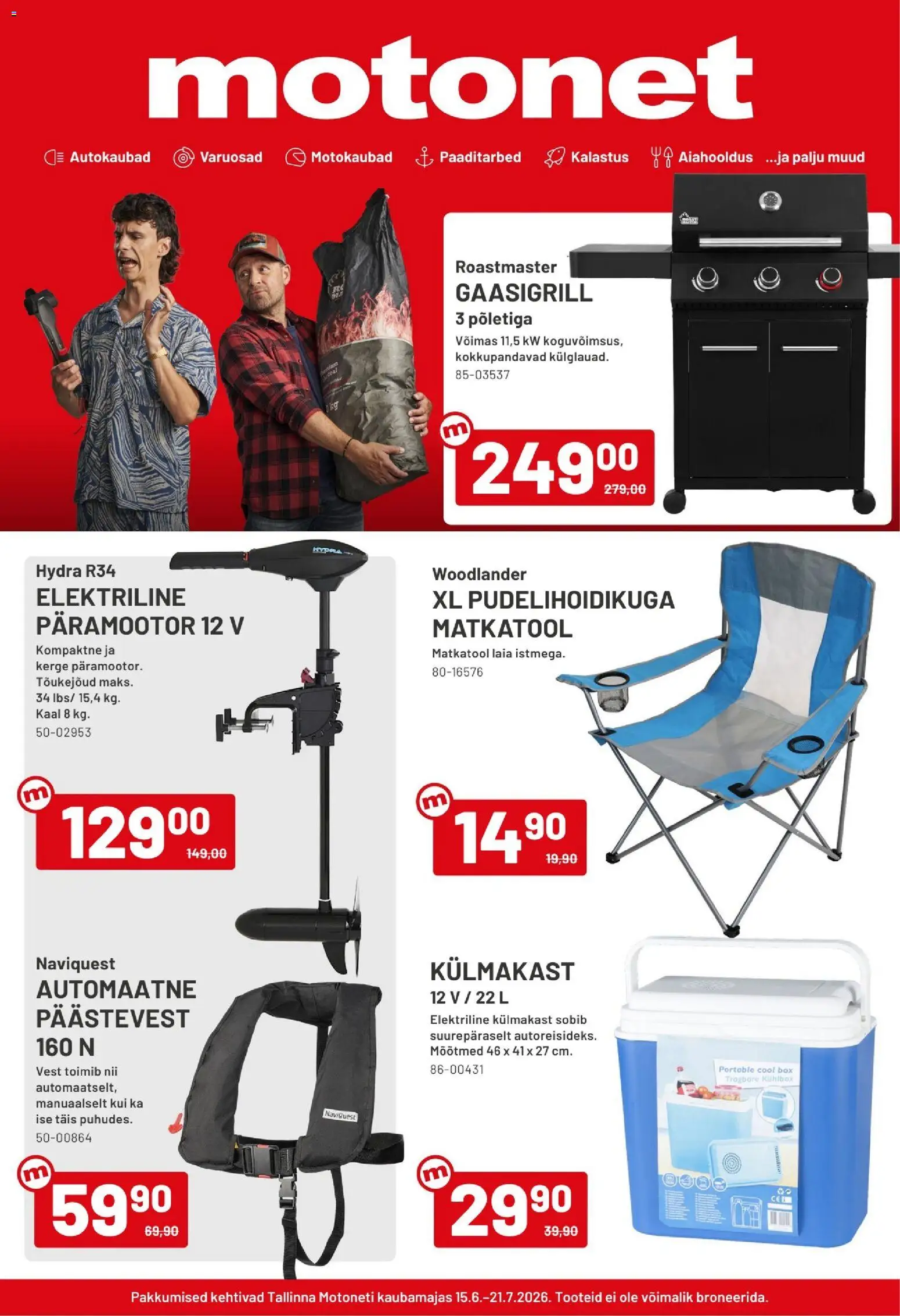 Kaupan Motonet Motonet tarjoukset esikatselu, voimassa 15/06/2026
