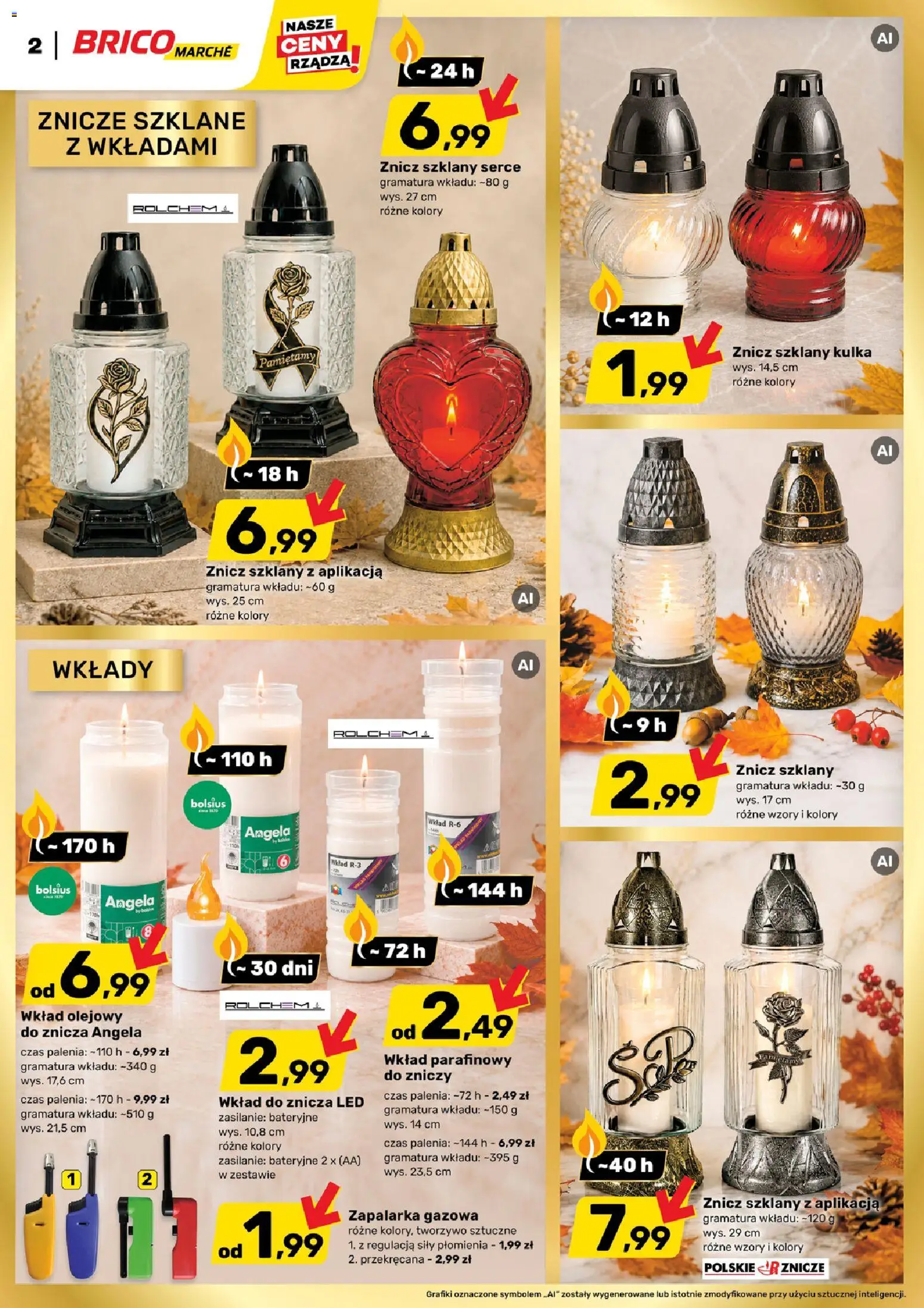 Pogląd gazetki "Brico Marché gazetka" ze sklepu Brico Marché ważnej od 07.10.2026 - Znicze