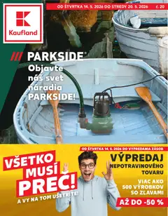 Kaufland SK - Kaufland SK Nonfood akciós újság megtekintése, amely érvényes 2026.05.14.-től