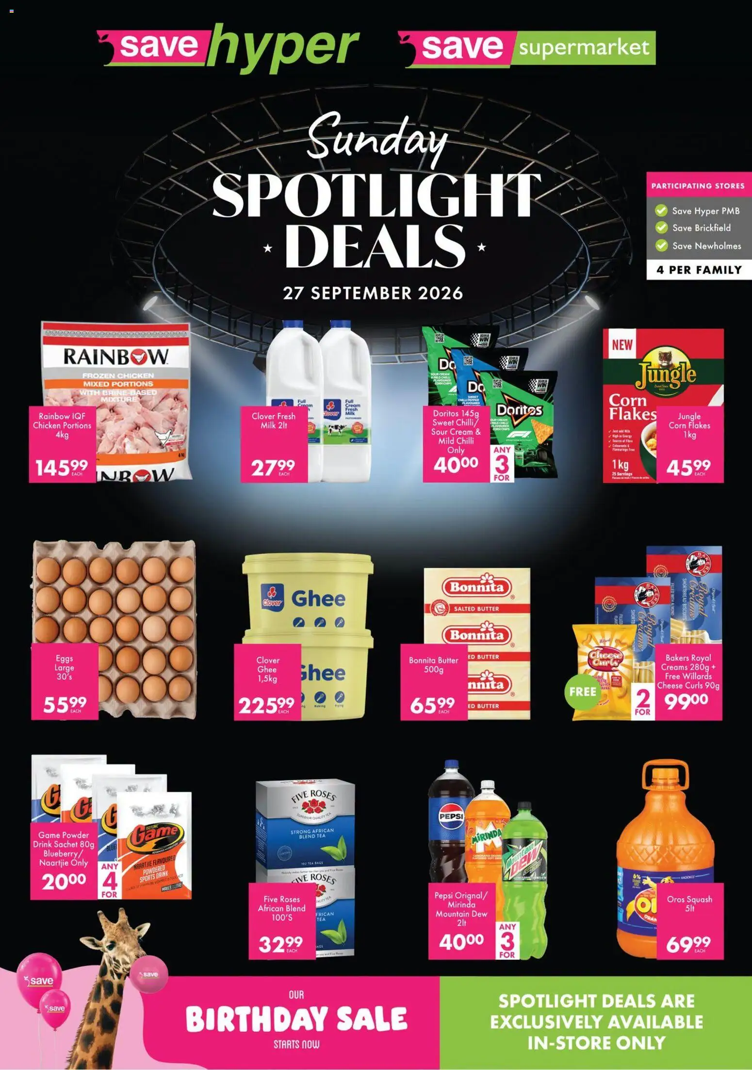 Preview of Save flyer valid from 27/09/2026