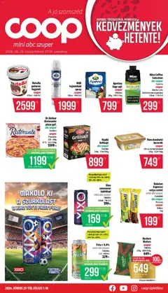 COOP - COOP - Mini & Abc & Szuper / Nyírzem megtekintése, amely érvényes 2026.06.25.-től