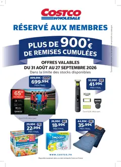 Prévisualisation de Costco catalogue du magasin Costco formulaire valide 31/08/2026