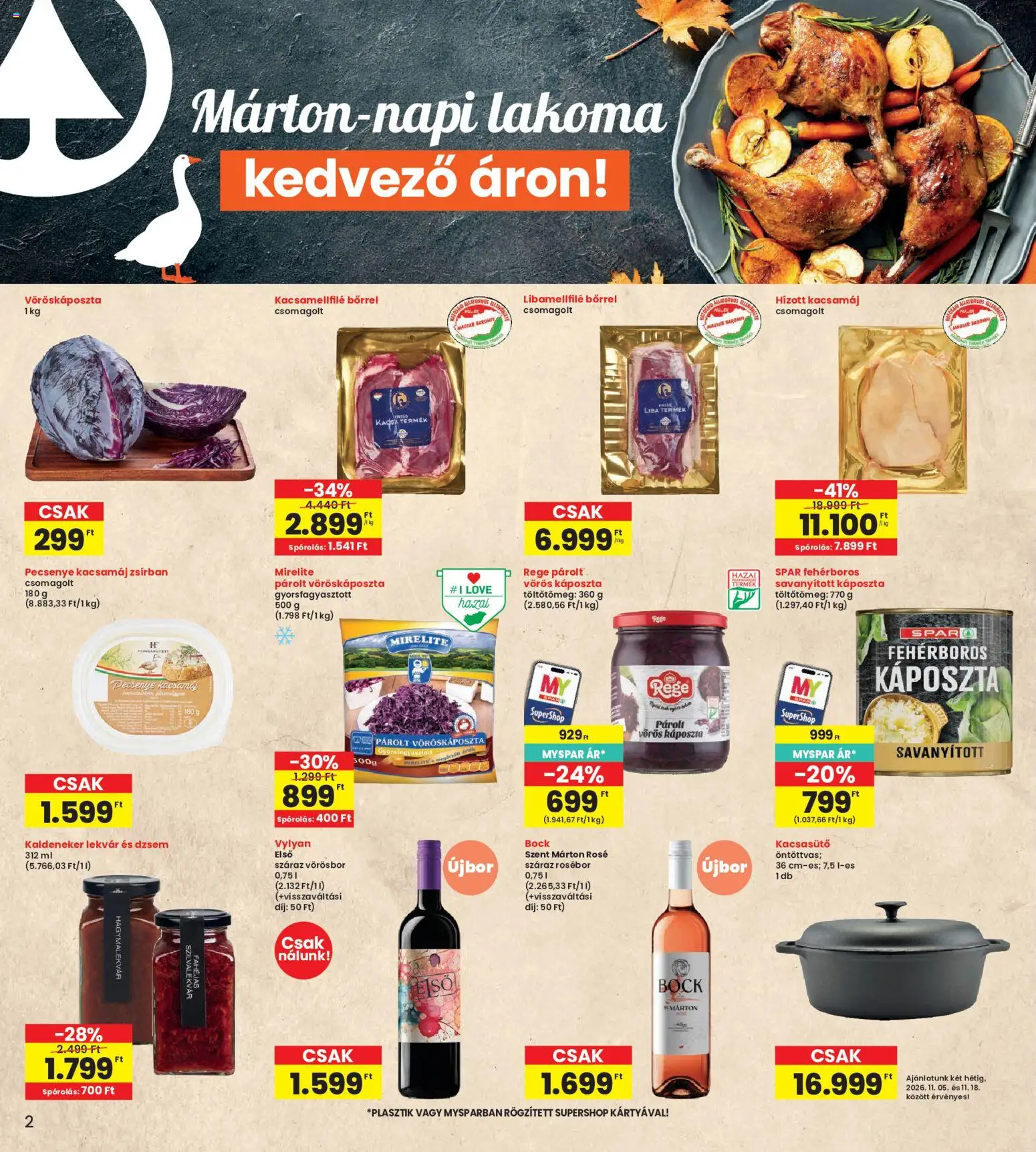 Interspar - Interspar akciós újság megtekintése, amely érvényes 2026.11.05.-től