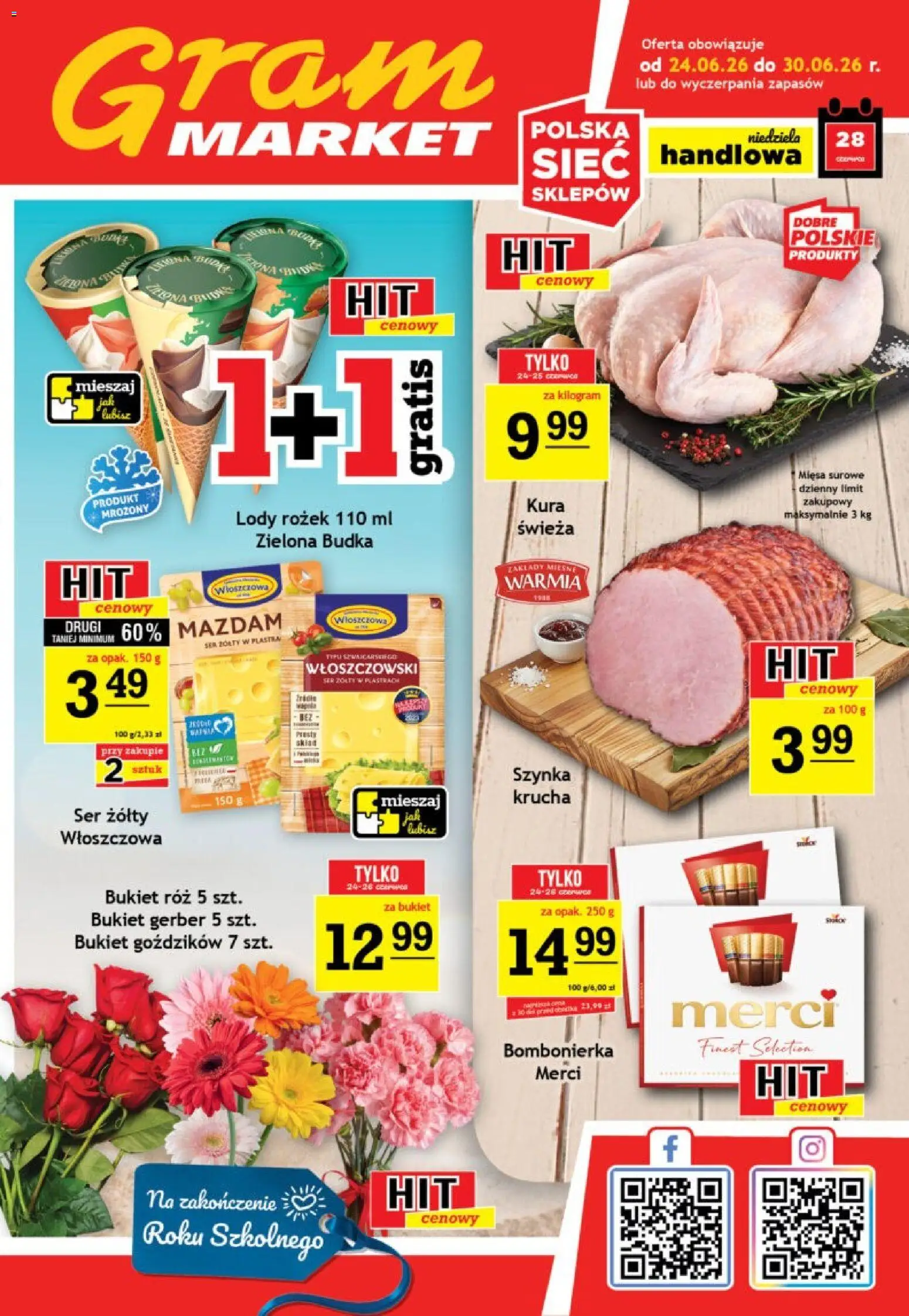 Pogląd gazetki "Gram Market gazetka" ze sklepu Gram Market ważnej od 24.06.2026