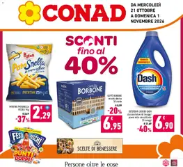 Anteprima dell'opuscolo Conad volantino Sicilia dal negozio Conad valido da 21/10/2026