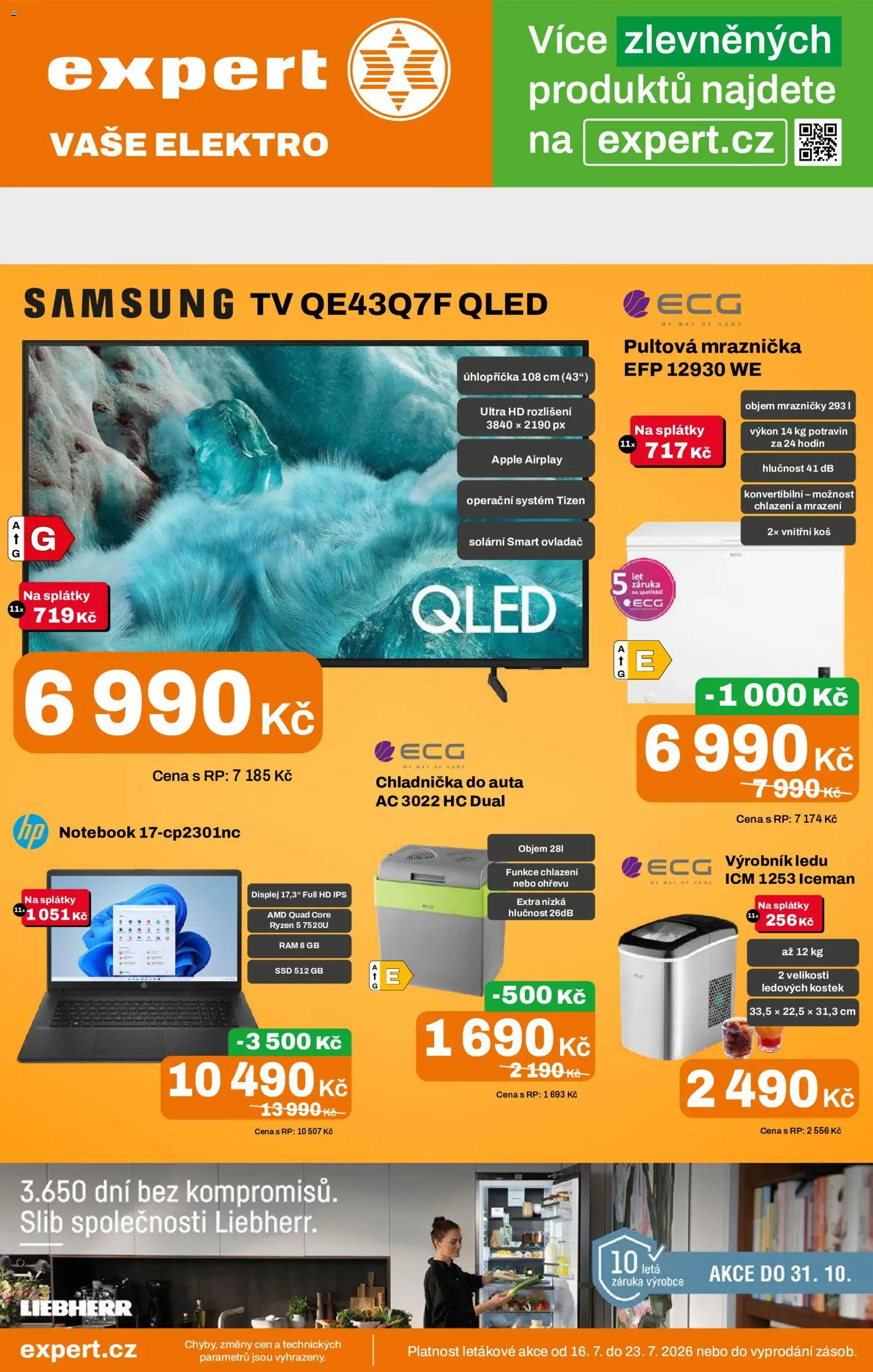 Náhled nabídky: Expert elektro Expert elektro leták platný od 16.07.2026