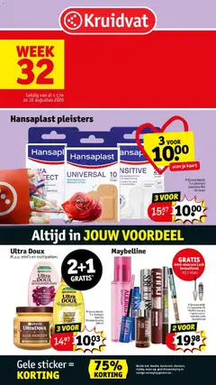 Voorbeeld van Kruidvat folder week 32 van winkel Kruidvat geldig vanaf 04/08/2026