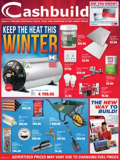 Preview of Cashbuild flyer valid from 20/07/2026