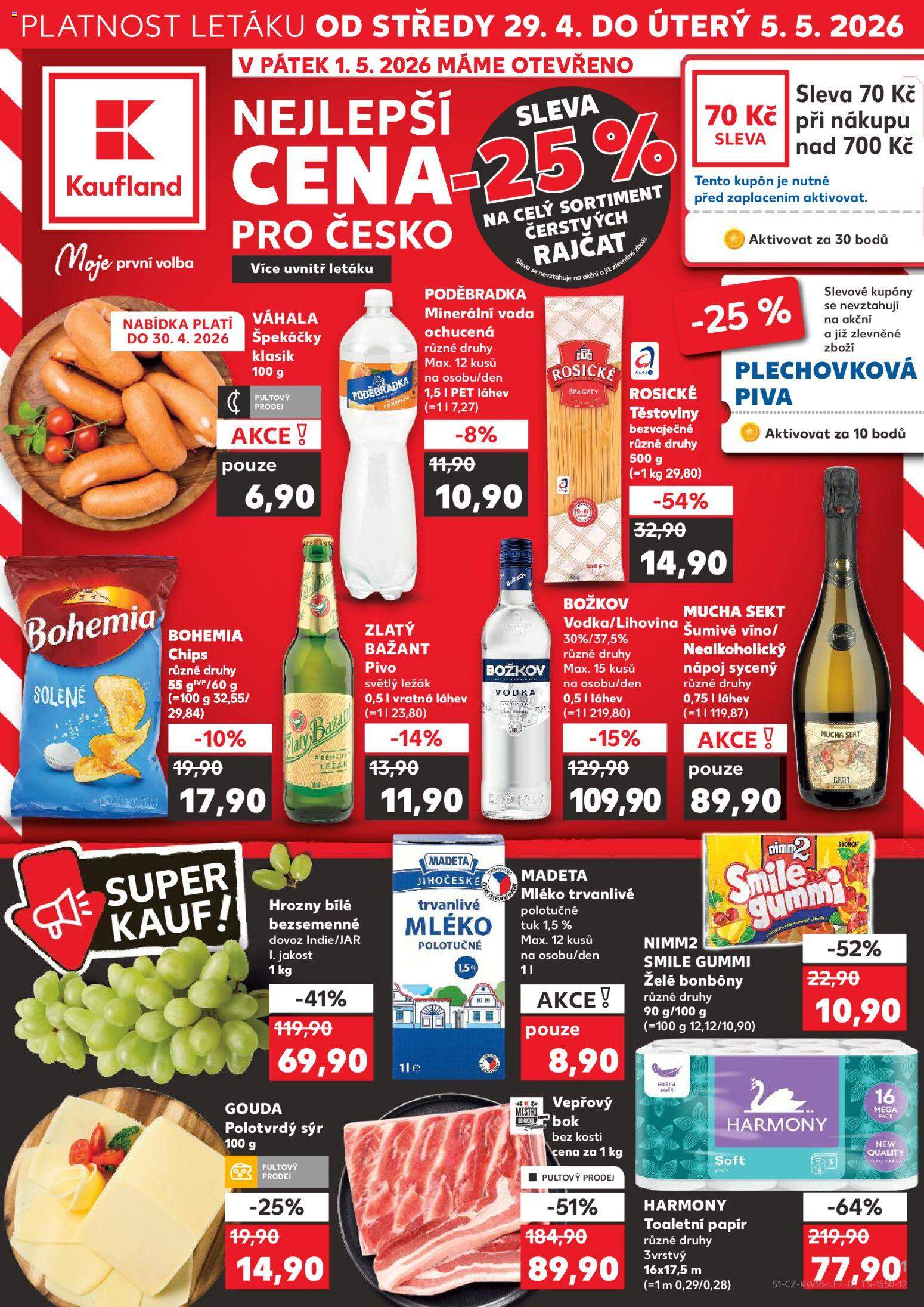 Nový Kaufland leták od 29.04.
