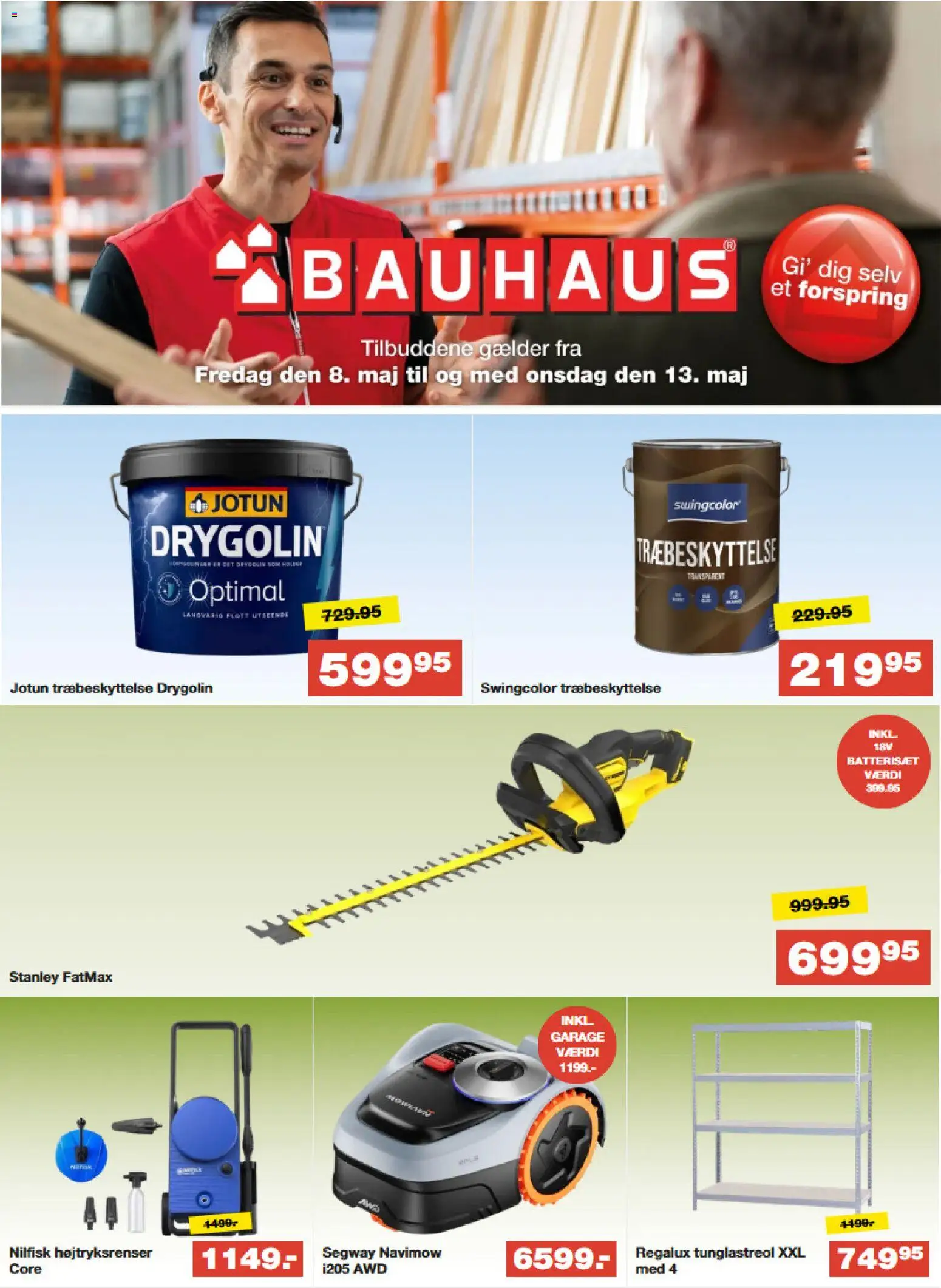 Eksempel på tilbudsavis Bauhaus - Tilbudsavis fra butik Bauhaus gyldig fra 08/05/2026