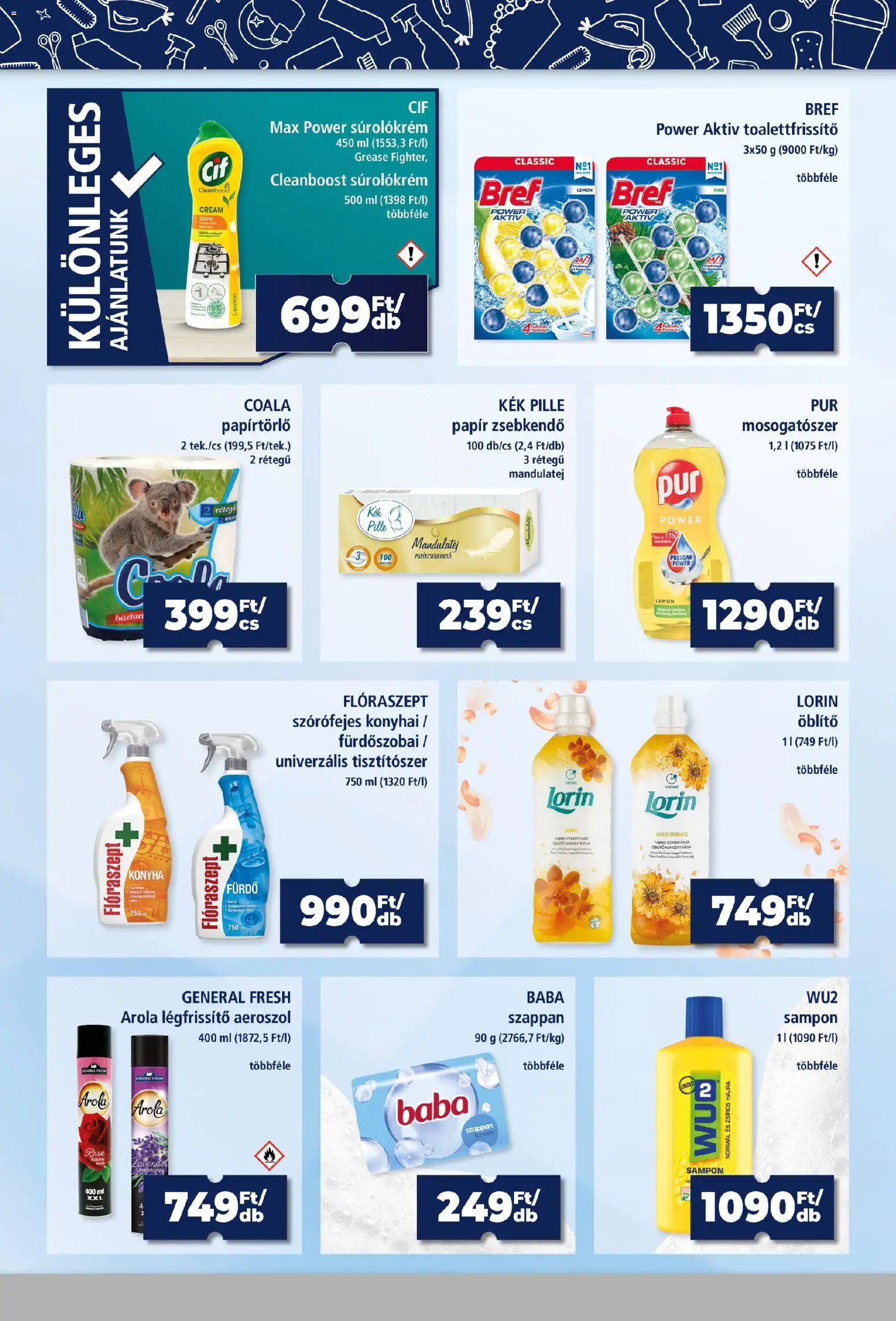Goods Market - Goods Market akciós újság megtekintése, amely érvényes 2026.10.22.-től - Öblítő, Szappan, Mandulatej, Papírzsebkendő, Légfrissítő, Mosogatószer, Tisztítószer, Papír zsebkendő