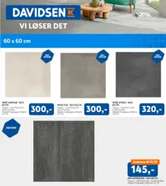 Eksempel på tilbudsavis Davidsen - Flise sortiment til privatkunder fra butik Davidsen gyldig fra 16/09/2026